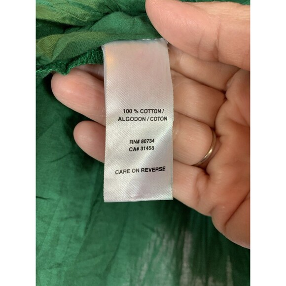 BCBG MaxAzria Sequined Crinkle Skirt Gold Boho Flouncy Tiered Small/Medium NOTE - Picture 9 of 11